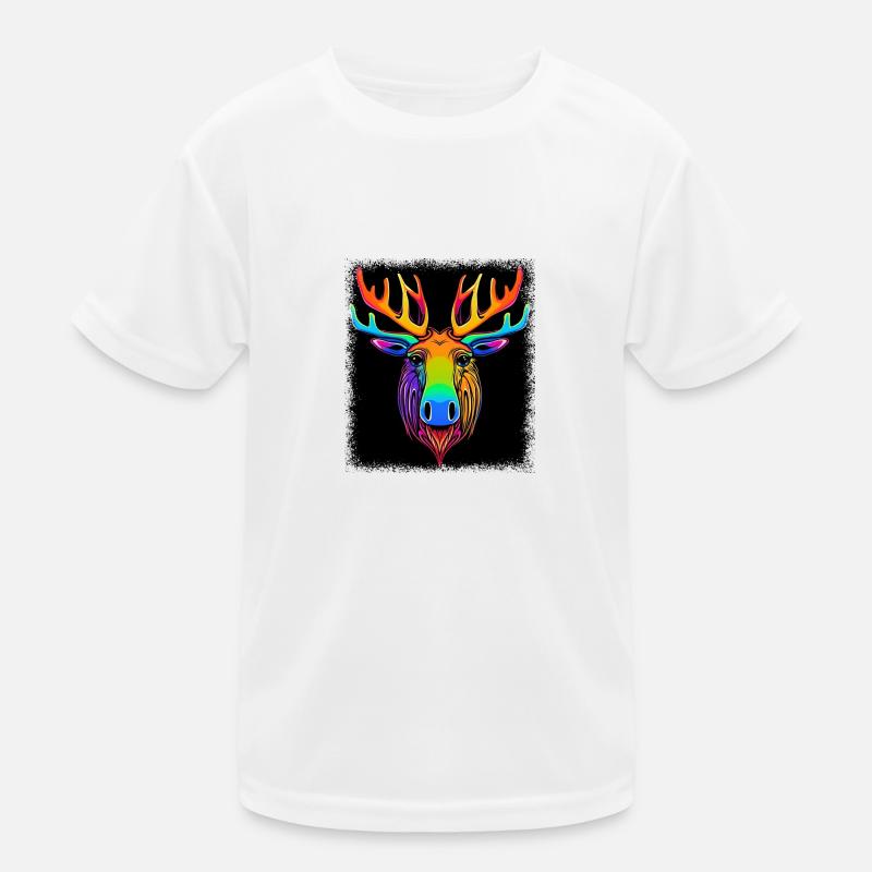 canadian moose jokes antlers canada moose caution Kinder Funktions-T-Shirt