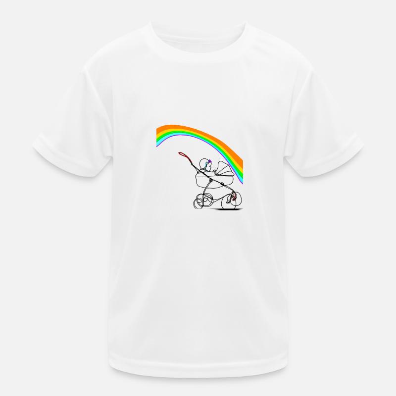 Poussette sous l’arc-en-ciel T-shirt sport Enfant