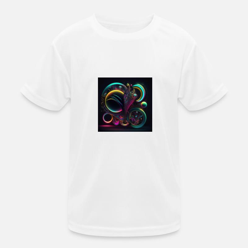 Abstract Neon Art1 T-shirt sport Enfant