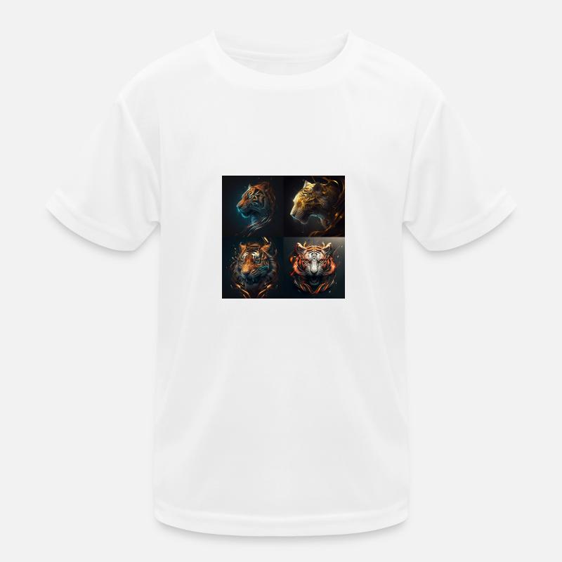 Löwe Kinder Funktions-T-Shirt