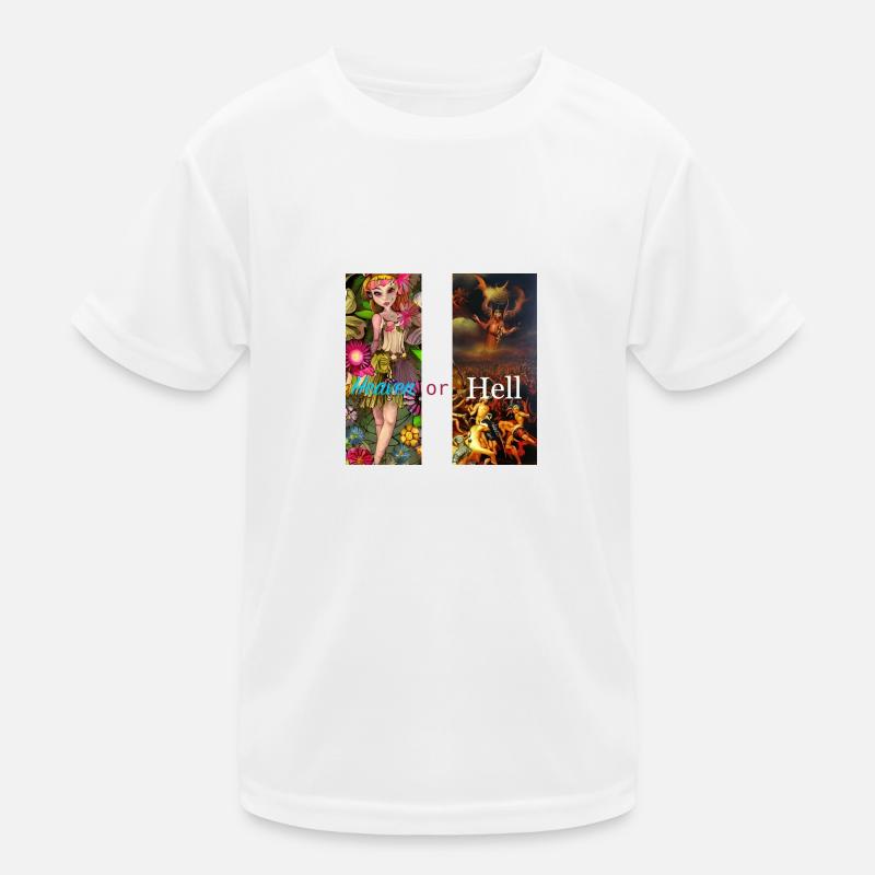 Heaven and Hell Paintings Kids Functional T-Shirt