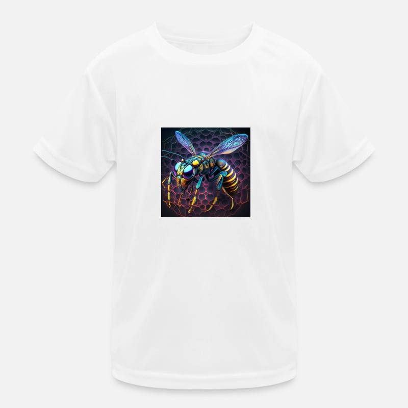 Guêpe colorée, design unique T-shirt sport Enfant