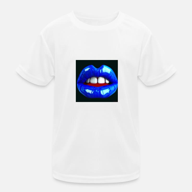 bouche bleue T-shirt sport Enfant