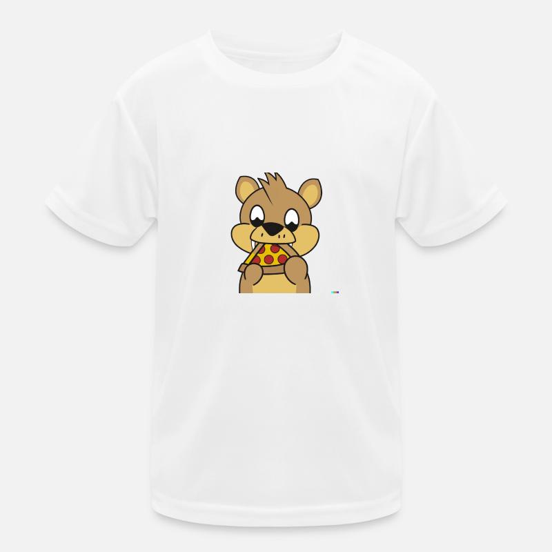 Hamster Pizza Kids Functional T-Shirt