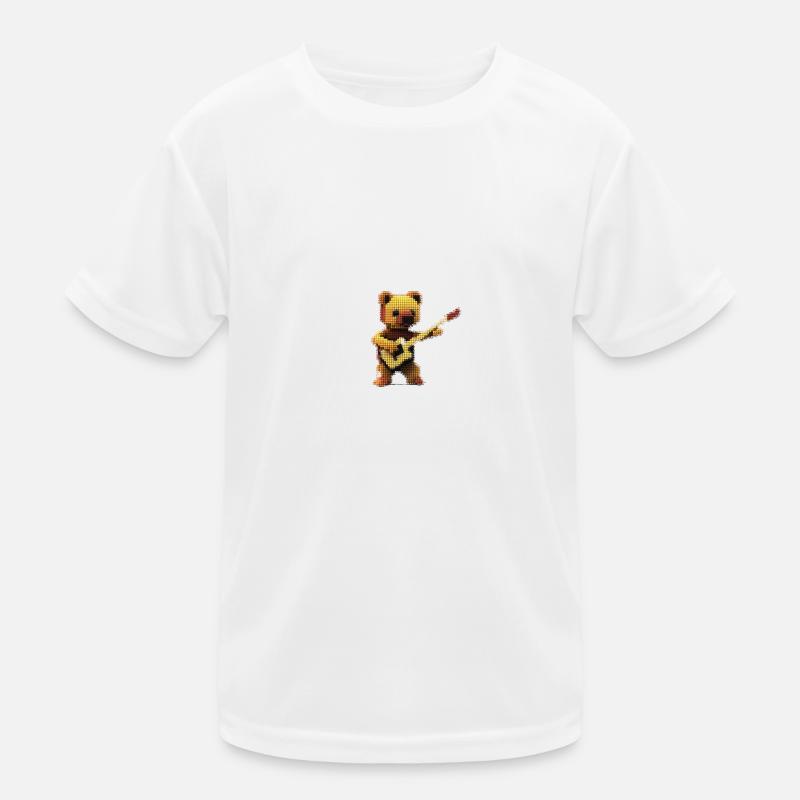 Pixelart Bärchen Kinder Funktions-T-Shirt