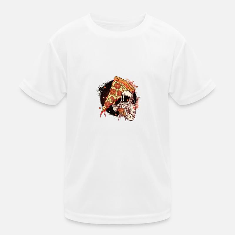 Pizzastronaut Kinder Funktions-T-Shirt