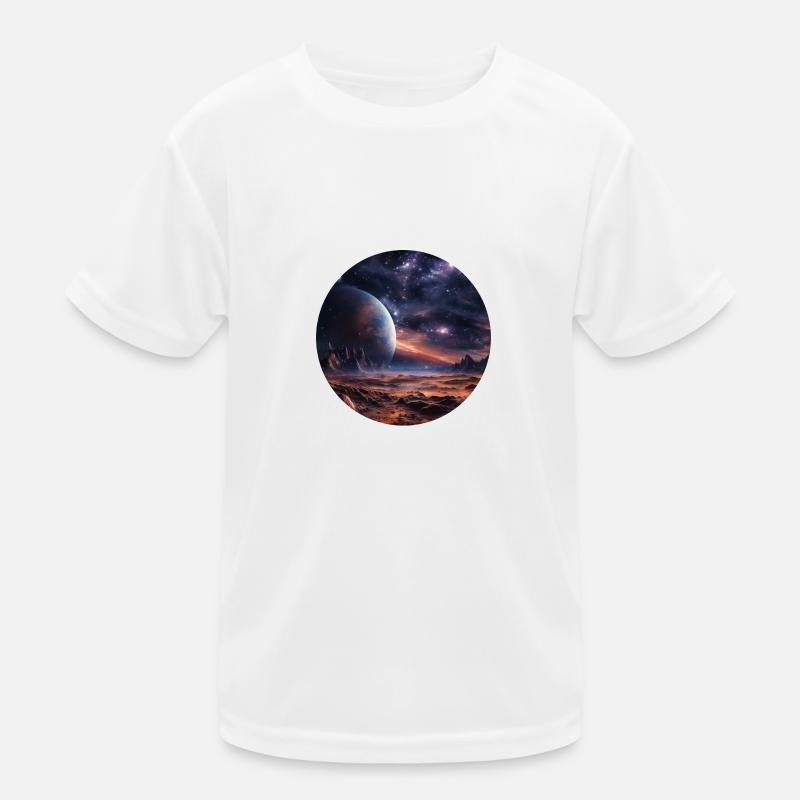 Galactic Wonderland - Distant Worlds Kids Functional T-Shirt