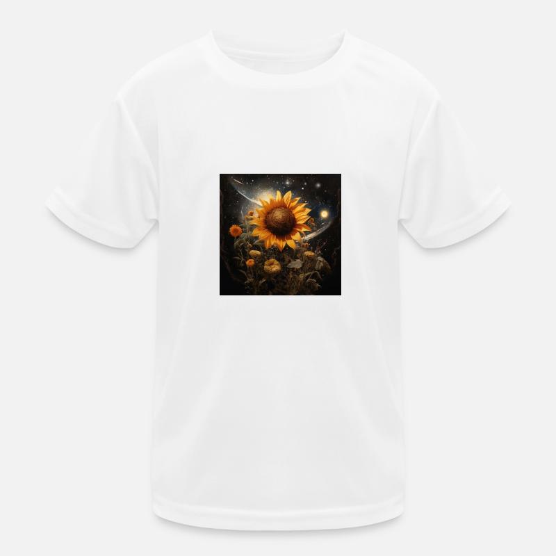 Sonnenblume Kinder Funktions-T-Shirt
