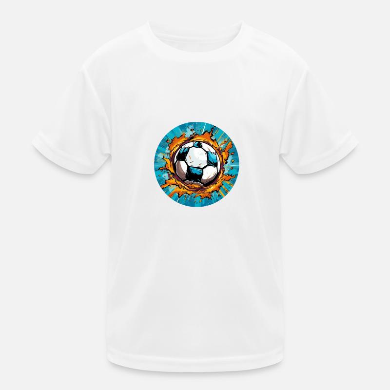 Comic Soccer Kids Functional T-Shirt