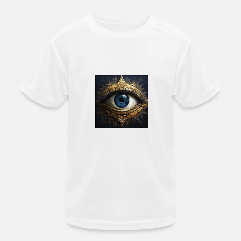 Eye mandala Kinder Funktions-T-Shirt