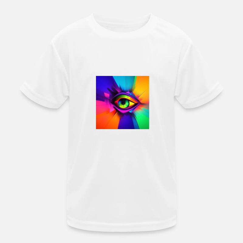 Eye Abstract Kids Functional T-Shirt