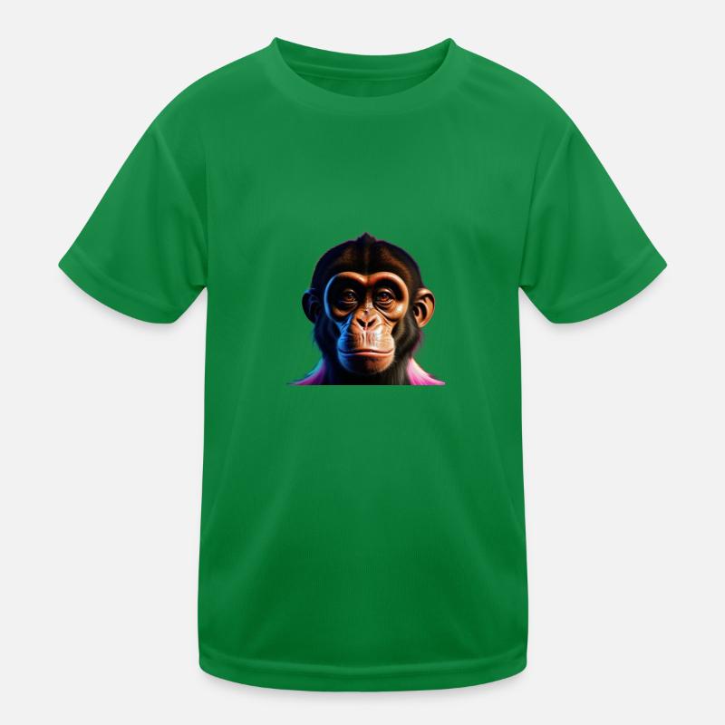 Frecher Affe Kinder Funktions-T-Shirt