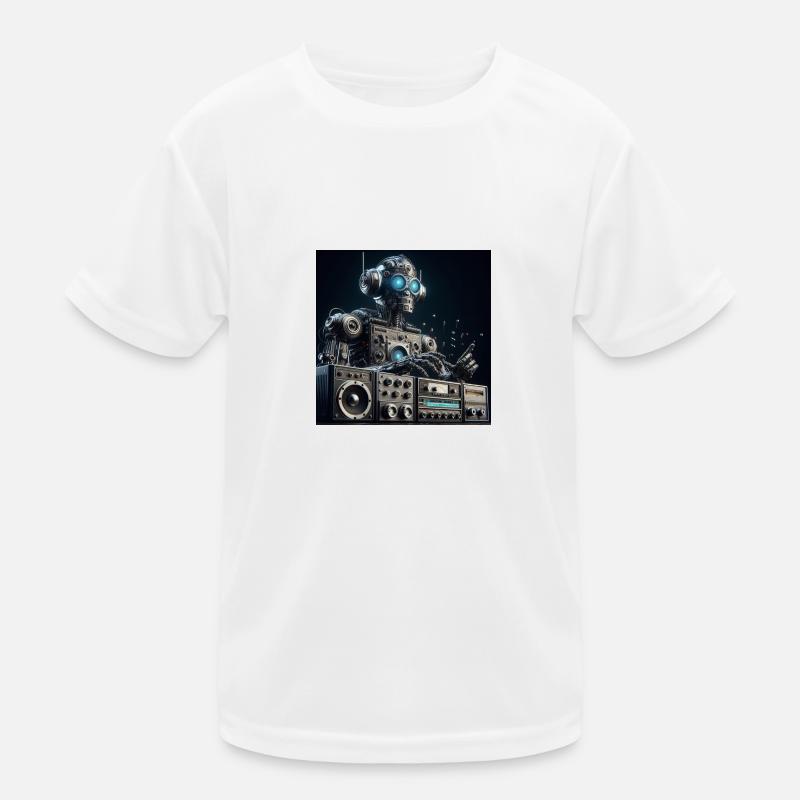 Roboter M6 Kinder Funktions-T-Shirt