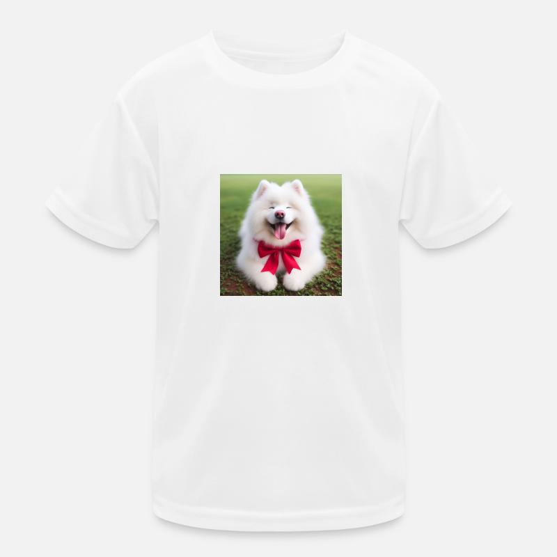 Samojede Welpe Kinder Funktions-T-Shirt