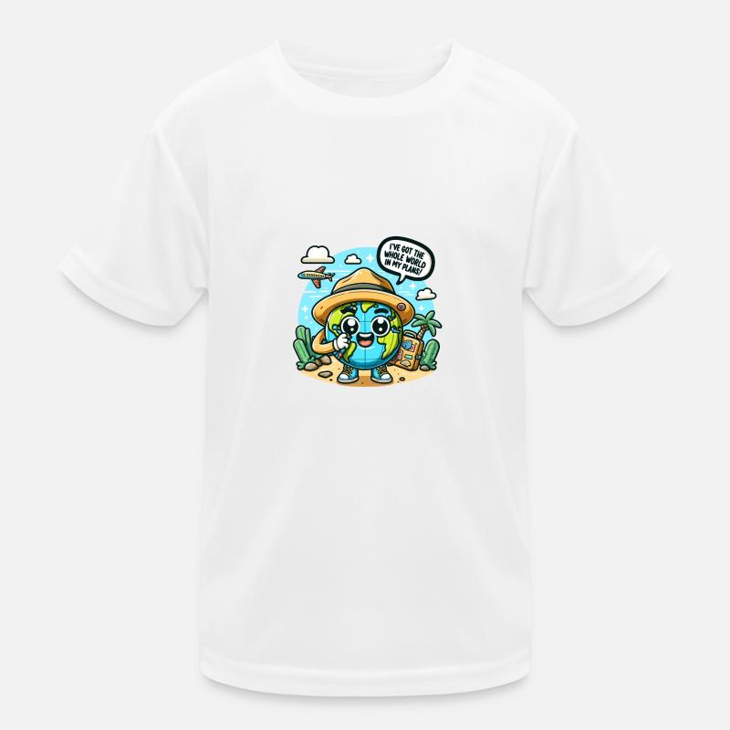 Le monde dans mes plans T-shirt sport Enfant