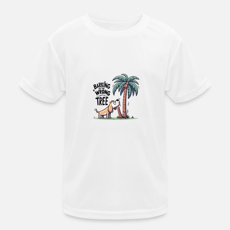 Barking Up The Wrong Tree Kids Functional T-Shirt