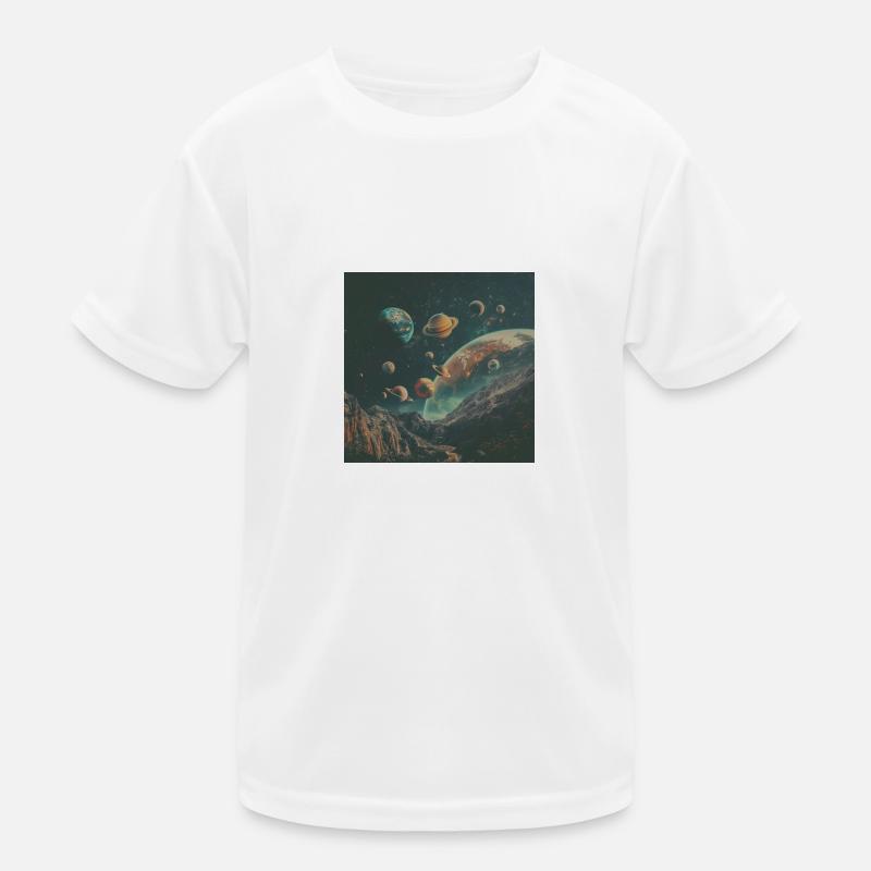 Sonnensystem Kinder Funktions-T-Shirt