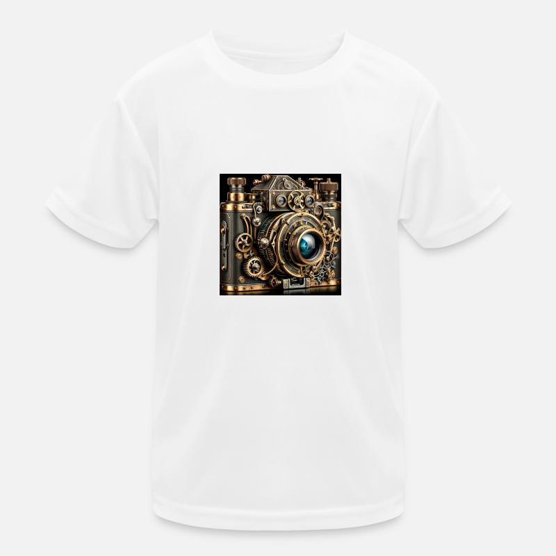Caméra Steampunk T-shirt sport Enfant