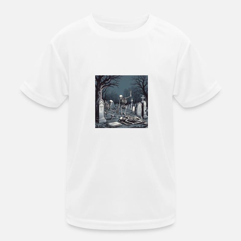 Sleepwalker Skeleton Kids Functional T-Shirt