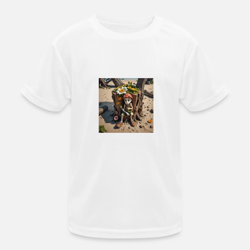Fantasy Gnom Kinder Funktions-T-Shirt