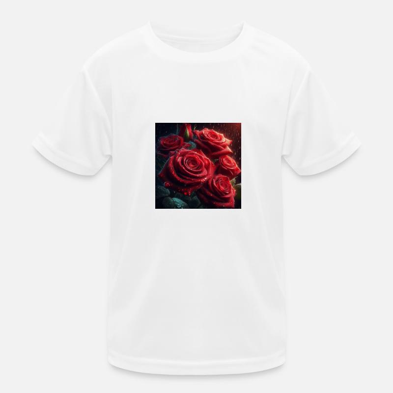 Raining rose Kids Functional T-Shirt