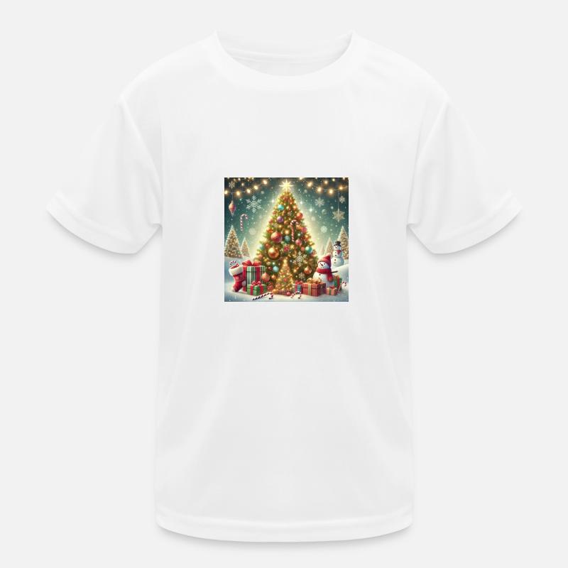 Christmas tree Kinder Funktions-T-Shirt