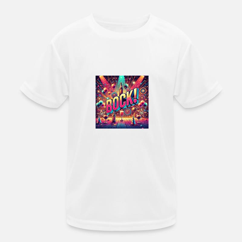 Bist du durch? Hast du BOCK! Kinder Funktions-T-Shirt