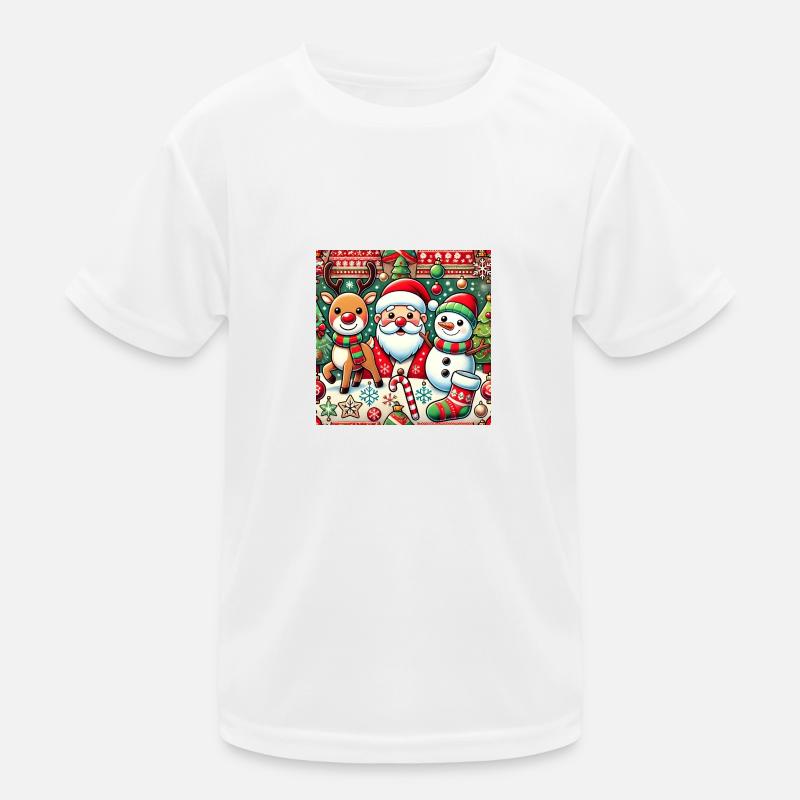Weihnachtsdesigns Kinder Funktions-T-Shirt