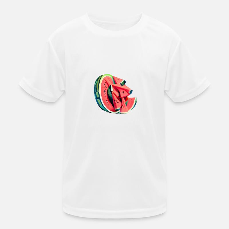 Watermelon in pieces Kids Functional T-Shirt