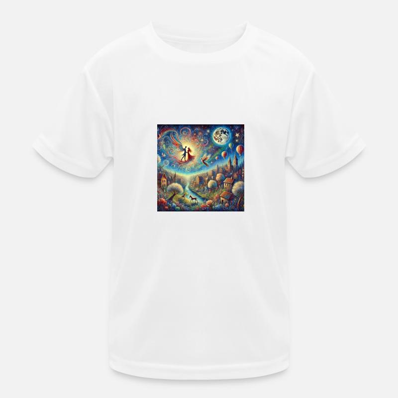 Lovers in Flight Kids Functional T-Shirt