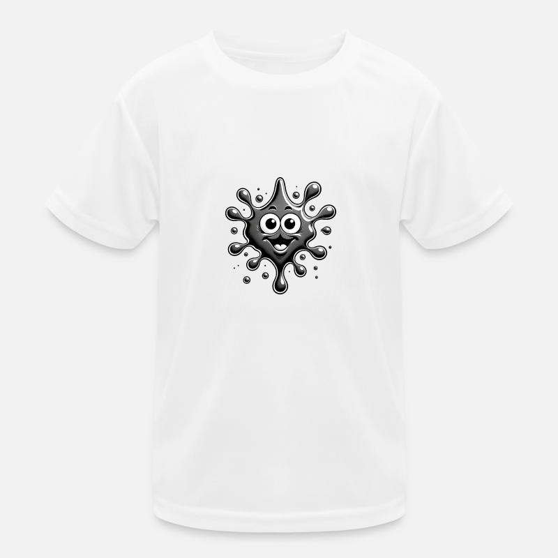 Tache d’encre avec le visage T-shirt sport Enfant
