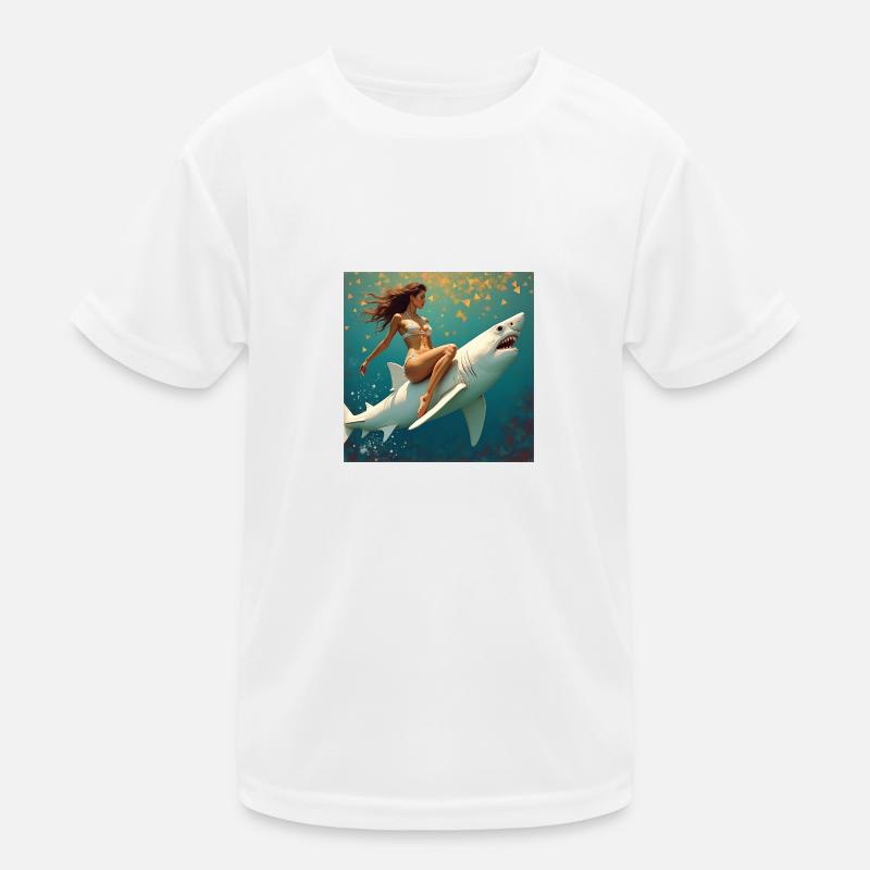 Balade avec requin T-shirt sport Enfant