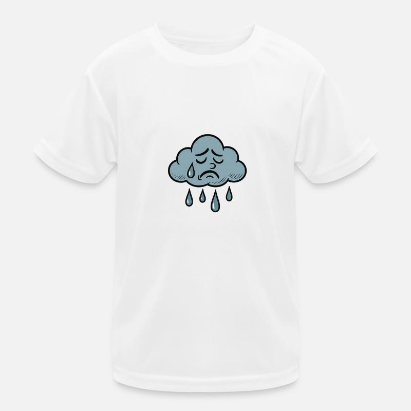 Sad Cloud – When It's Just Too Much Kids Functional T-Shirt