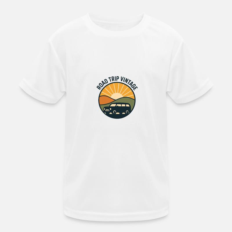 Stilisierter Horizont & Van Kinder Funktions-T-Shirt