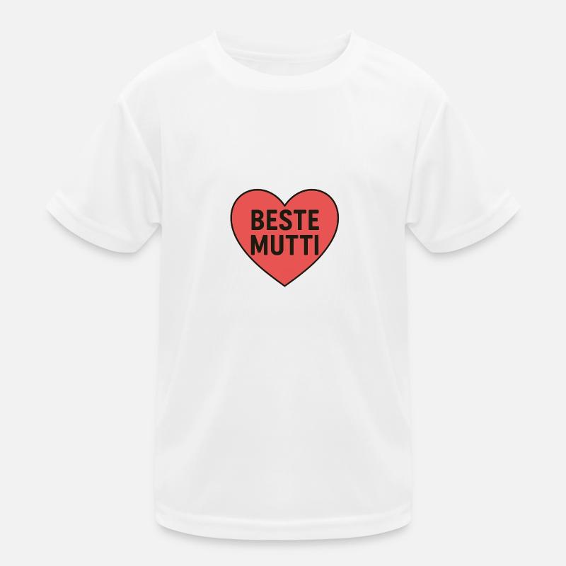 Beste Mutti Kinder Funktions-T-Shirt