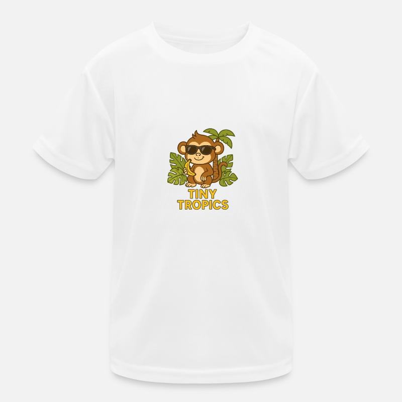 Tiny Tropics – Monkey Kids Functional T-Shirt