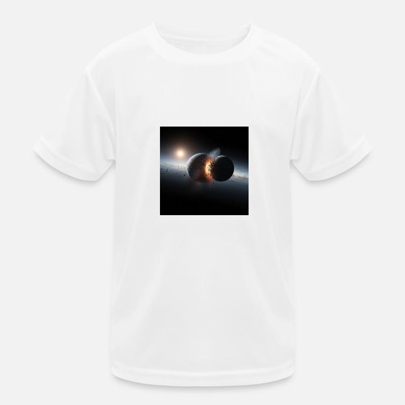 Conception de l’éclipse cosmique T-shirt sport Enfant