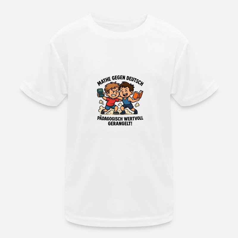 Math Duel allemand Lutte T-shirt sport Enfant