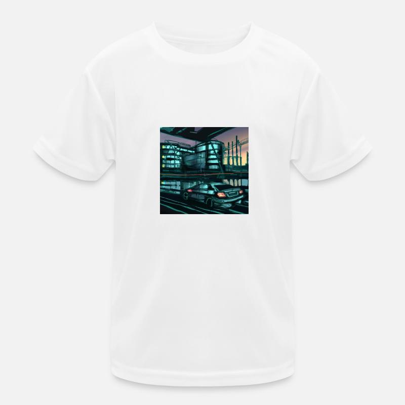 Design “Stuttgart-4” Kinder Funktions-T-Shirt