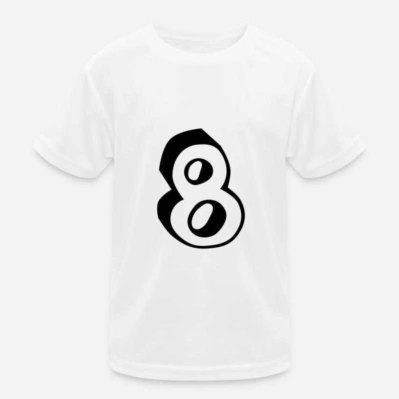 Numéro huit T-shirt sport Enfant