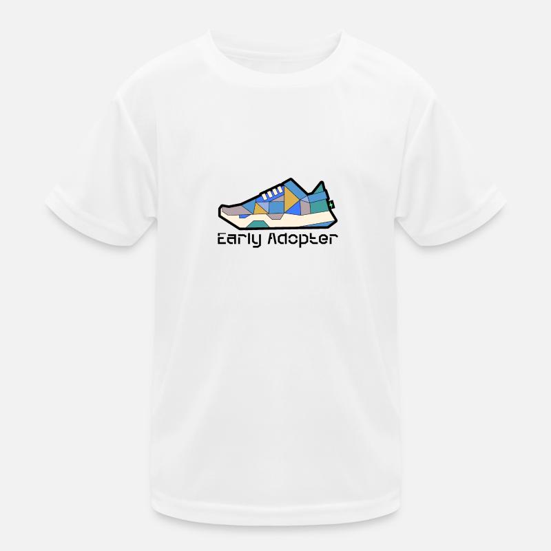 Shoe 6 - Kids Functional T-Shirt - white