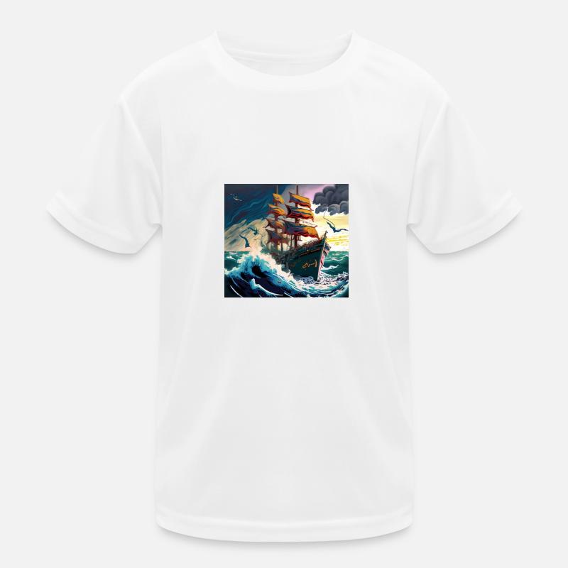 Tempestuous Voyage Kinder Funktions-T-Shirt