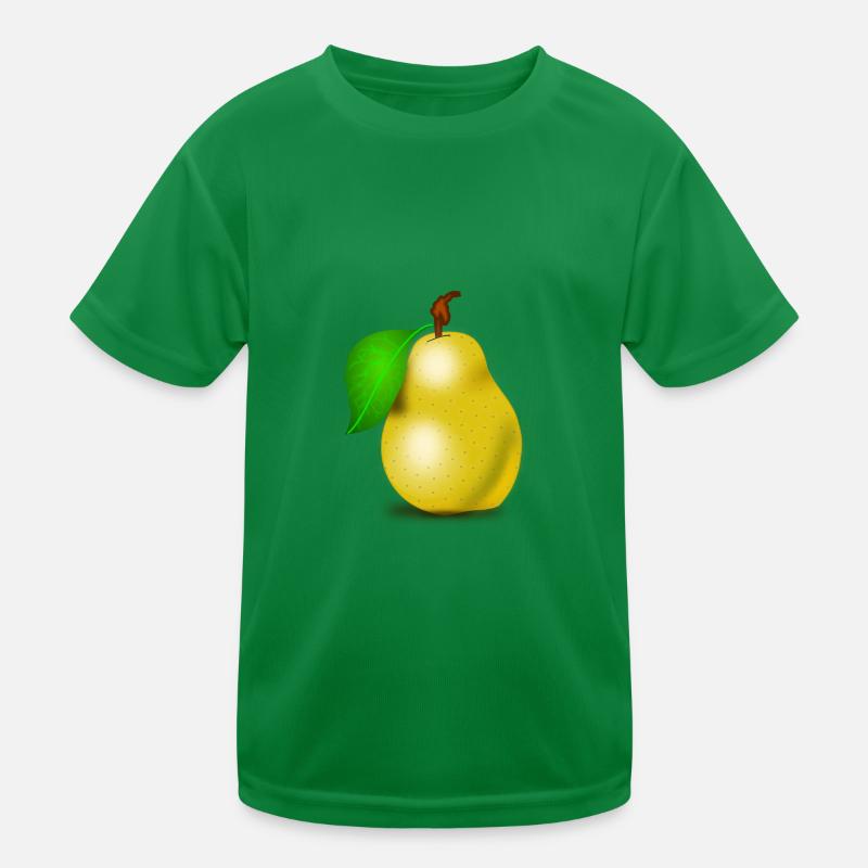 Birne Kinder Funktions-T-Shirt
