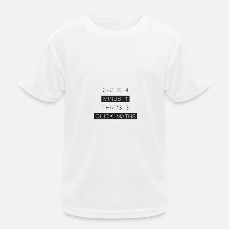 BigShaq "2 + 2 4 est de moins 1 Ce sont 3 QUICK MATHS" T-shirt sport Enfant