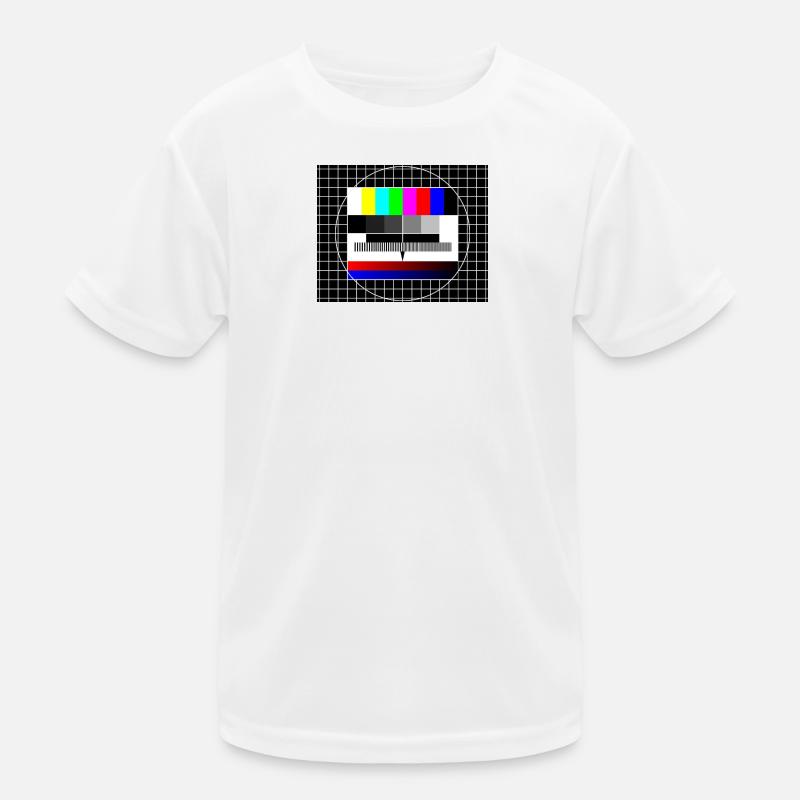 testbild - Kinder Funktions-T-Shirt - Weiß
