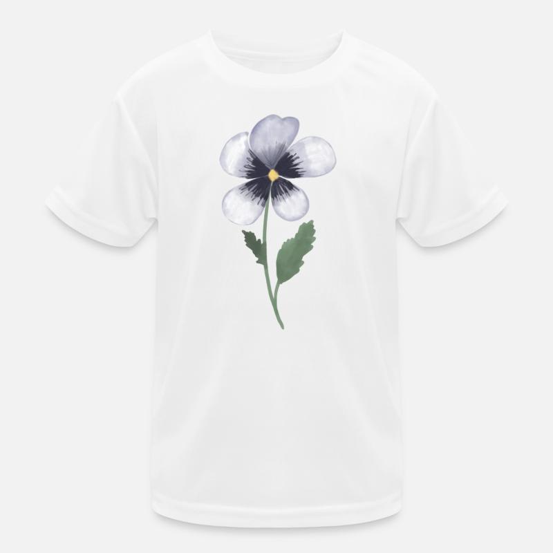 Pansy Violet Kids Functional T-Shirt
