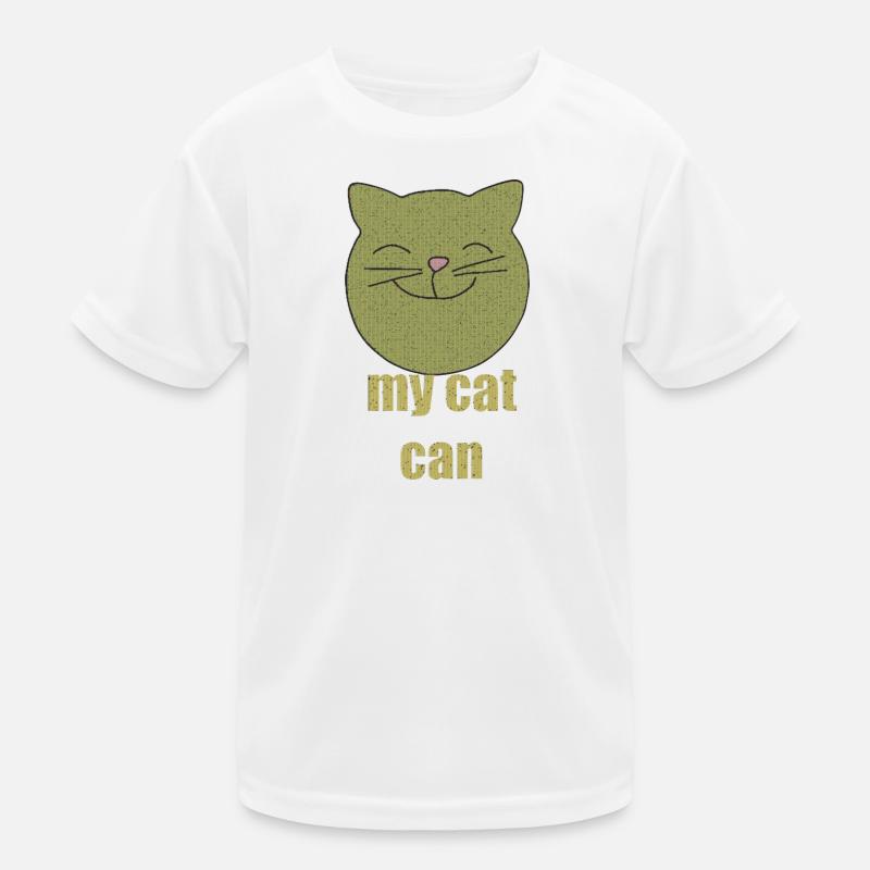 my cat can Kinder Funktions-T-Shirt