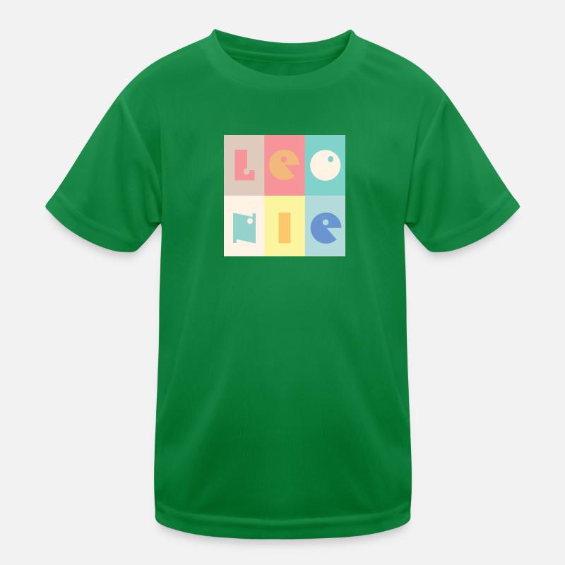 Leonie Baby Mädchenname bunt Kinder Funktions-T-Shirt