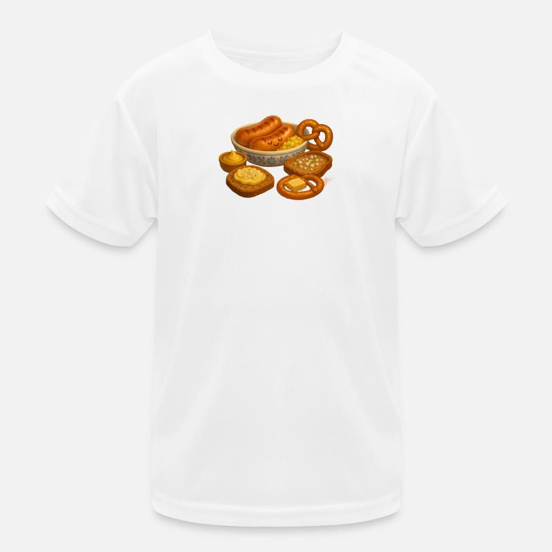 Sausage plate Kids Functional T-Shirt