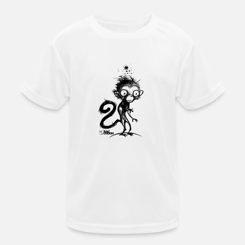 Koffeinfrisur Monkey H Kinder Funktions-T-Shirt